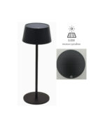 AURORA ΗΛΙΑΚΟ LED ΦΟΡΗΤΟ ΦΩΤΙΣΤΙΚΟ ΜΑΥΡΟ LUTEC  1-T6923201012
