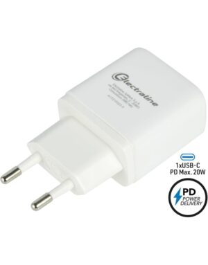 ADATT. 1 USB C 3A PD20W ELECTRALINE   2-EL70065