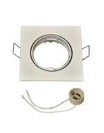 ΣΠΟΤ ΧΩΝΕΥΤΟ ΚΙΝΗΤΟ 80Χ80mm 1xMR16/GU10 MAX 50W ΑΛΟΥΜΙΝΙΟΥ ΛΕΥΚΟ UNIVERSE UNIVERSE  2-U006873
