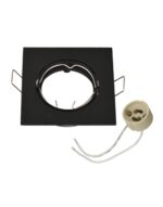 ΣΠΟΤ ΧΩΝΕΥΤΟ ΚΙΝΗΤΟ 80Χ80mm 1xMR16/GU10 MAX 50W ΑΛΟΥΜΙΝΙΟΥ ΜΑΥΡΟ UNIVERSE UNIVERSE  2-U006880