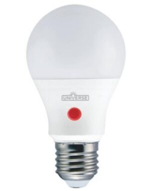 ΛΑΜΠΑ LED SMD A60 9W E27 3000K ΜΕ ΑΝΙΧΝΕΥΤΗ ΜΕΡΑ-ΝΥΧΤΑ 220-240V 810lm  UNIVERSE UNIVERSE  2-U016896