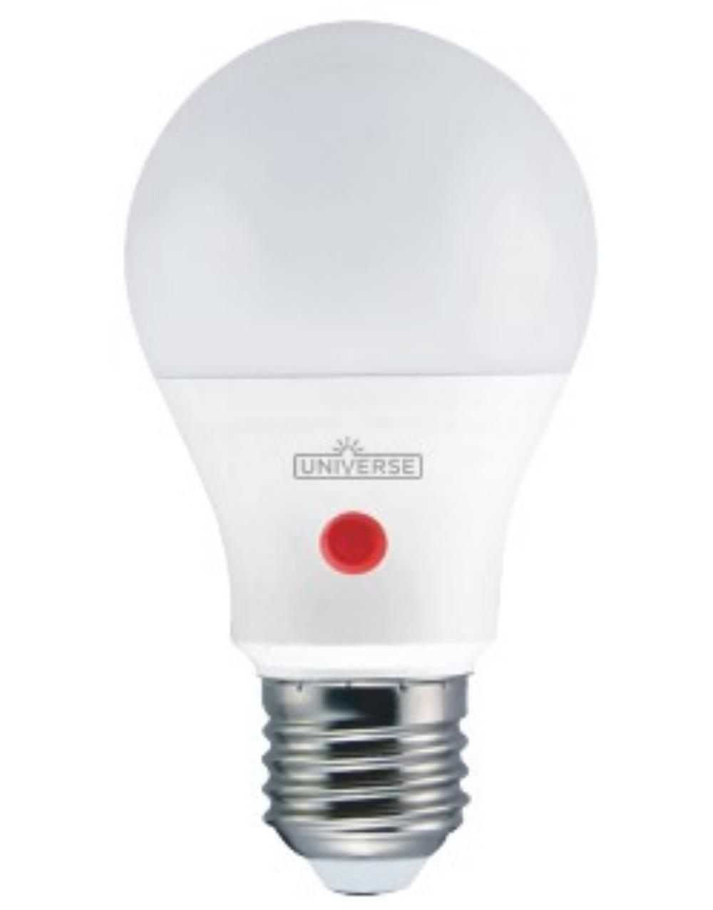 ΛΑΜΠΑ LED SMD A60 9W E27 3000K ΜΕ ΑΝΙΧΝΕΥΤΗ ΜΕΡΑ-ΝΥΧΤΑ 220-240V 810lm UNIVERSE UNIVERSE 2-U016896