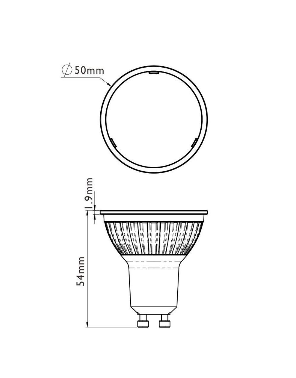 ΛΑΜΠΑ PRO+ SPOT111 LED QR18 18W GU10 230V 3000K 30° DIMMABLE LOGICA LOGICA 2-MC21701 - Image 2