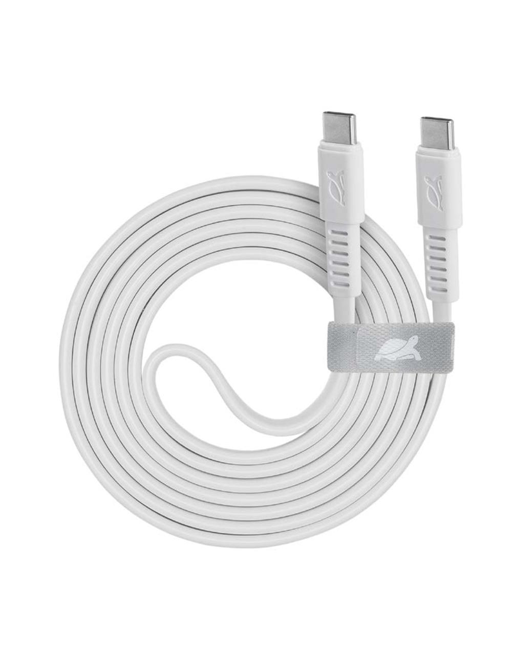 Rivacase PS6005 WT12 Type-C / Type-C καλώδιο 1,2m λευκό 2-DVPS6005WT12