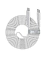 Rivacase PS6005 WT12 Type-C / Type-C καλώδιο 2,1m λευκό   2-DVPS6005WT21